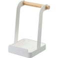 thumbnail image 2 of Home Ladle & Lid Rest - Soporte organizador de utensilios de cocina para cocinar, acero + madera, resistente al agua, JAMW Sencillez, 2 of 5