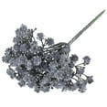 thumbnail image 6 of Set of 2 Duck Egg Artificial Flowers Grey Gypsophila Peonies 20X14CM Dark Grey, 6 of 8