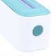 thumbnail image 4 of Reusable and magnetic plastic film dispenser, refillable, with film cutter, magnetic strip, white and green, 4 of 4