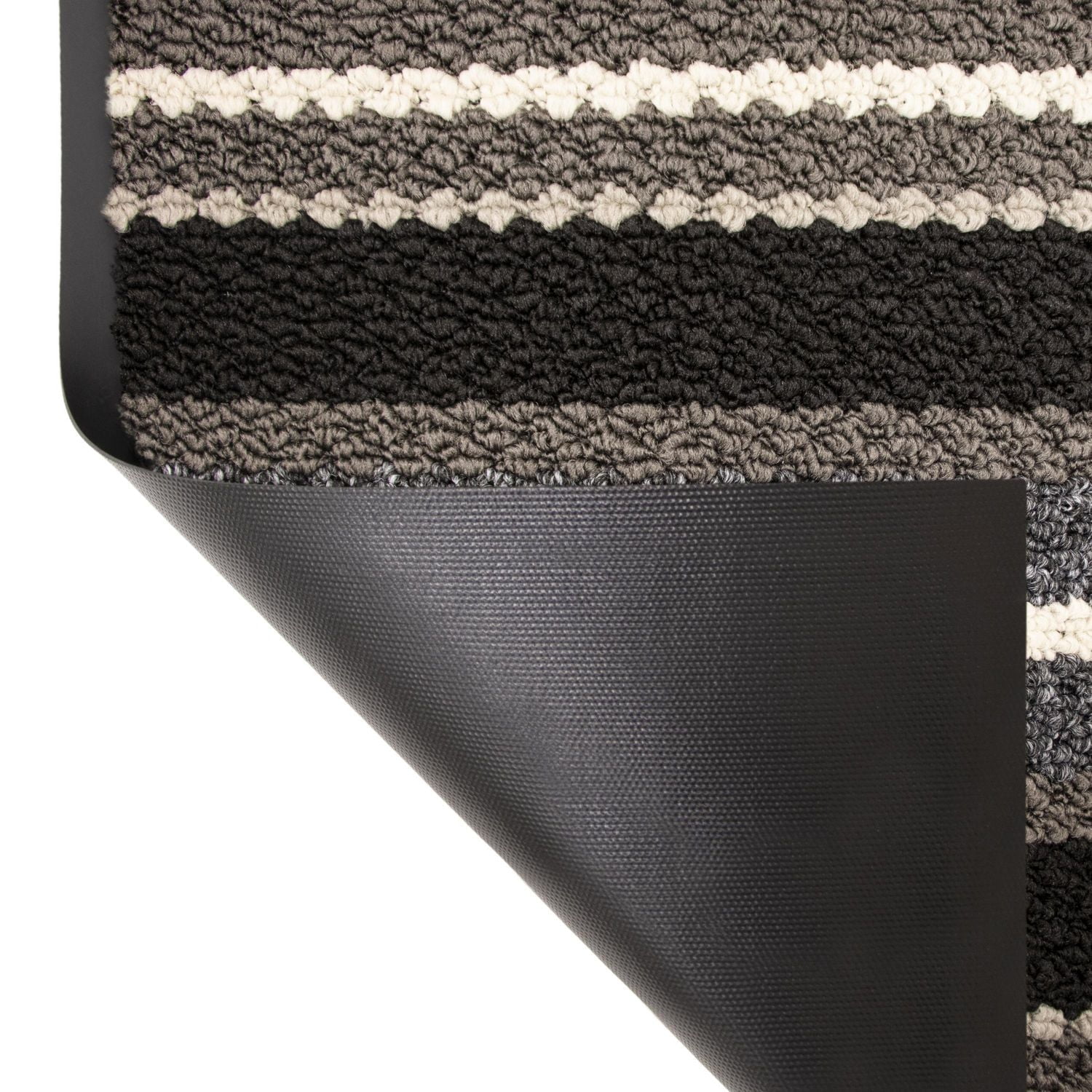 4x6' Discovery Grey Vinyl-backed Floormat