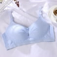 thumbnail image 4 of Ahabrexf Nursing Bra Women s Breastfeeding Bra Gathering for Stylish Pregnant Women s Underwear During Pregnancy Front Button Feeding Thin Style, 4 of 5