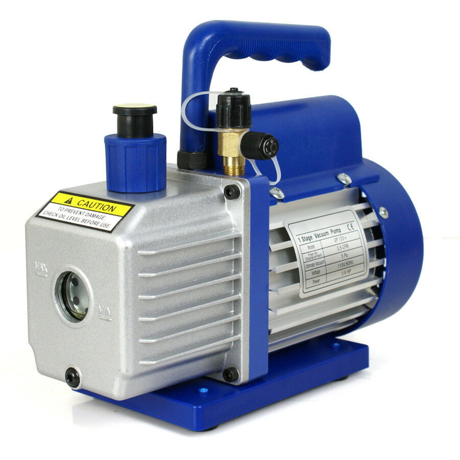 1/3HP Air Vacuum Pump HVAC Combo 4 CFM R134A Kit AC A/C Manifold Gauge Set 