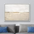 thumbnail image 2 of wall26 Framed Canvas Print Wall Art Pastel Tan Gray Duotone Landscape Abstract Shapes Illustrations Minimal Decorative Contemporary Multicolor for Living Room, Bedroom, Office - 16"x24" Whi, 2 of 5