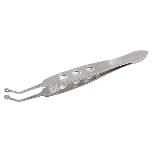 Pinzas para glándulas de Meibomio, herramienta para ojos oftálmicos de acero inoxidable, pinzas de clip para herramientas de alta precisión, para , Cabeza cuadrada Cabeza cuadrada pequeña Sunnimix Fórceps para glándulas de Meibomio