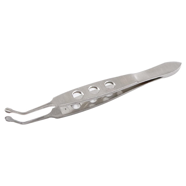 Pinzas para glándulas de Meibomio, herramienta para ojos oftálmicos de acero inoxidable, pinzas de clip para herramientas de alta precisión, para , Cabeza cuadrada Cabeza cuadrada pequeña Sunnimix Fórceps para glándulas de Meibomio