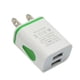 thumbnail image 1 of Methold Cargadores de pared USB 2A Universal LED Adaptador de corriente de cabezal de carga de alta velocidad de alto rendimiento para accesorios de Cargadores de dispositivos electrónicos verde, 1 of 1