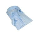 thumbnail image 7 of Mens 100% Italian Cotton Shirt Non Iron SORRENTO Button Down Oxford 4530 Blue, 7 of 7