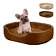 thumbnail image 1 of Cama para Perros Cuory Café con Fondo y Base Antideslizante y Forro Acolchonado наversable, 1 of 6