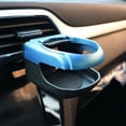 thumbnail image 4 of sweethay Portavasos Universal para rejilla de ventilación de coche, inserto para botella de agua y café, Cenicero, caja de salida, soporte de Cámaras de salpicadero de coche Azul, 4 of 6