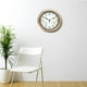 thumbnail image 4 of Reloj de Pared Moderno Zulema 12 Pulgadas con Termómetro y Higrómetro Dorado, 4 of 8