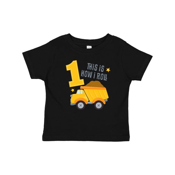 Inktastic Dump Truck 1st Birthday Boys or Girls Baby T-Shirt