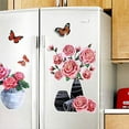 thumbnail image 3 of Yuedong DIY Wall Sticker 3D Stereo Stickers For Fridge Wall Decorations Self-Adhesive Waterproof 3D Plants Vase, 3 of 21