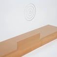 thumbnail image 3 of M&T Displays 39.37x17.02 Inch Wooden Base Hygienic Separator on Counter with Speaker Holes, Sneeze Guard, Protective Window for Employers & Customers, Barrier for Coughing & Sneezing (Natural Wood), 3 of 7
