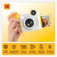 thumbnail image 3 of Kodak Smile+ Wireless 2x3 Digital Instant Print Camera with Effect Lenses, White, 3 of 9