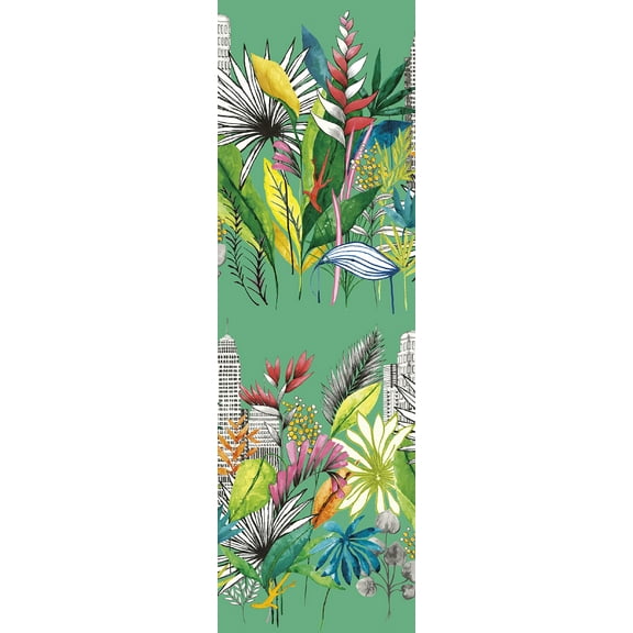 ohpopsi Sierra Green Urban Tropic Botanical Wallpaper