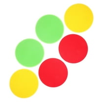 LEORX Football Training Logo Disc Sports Game Markers Assorted Color 6Pcs