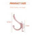 thumbnail image 2 of Dinheiro Paquete de 10 ganchos para puerta, colgador autoadhesivo montado en la pared para ducha, cocina, baño, toalla, abrigo, bolso, sombrero, llave, 2 of 6