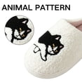 thumbnail image 3 of BERANMEY Cute Animal Slippers for Women Perfect Soft Plush Comfy Warm Slip-On Womens Slippers Indoor Fluffy House Slippers for Women and Men Non-slip Fuzzy Flat Slides, 3 of 8