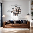 thumbnail image 5 of LEDREM 12-Pack 4x6 Wall Collage Photo Frames, Multi-Picture Display with Glass Front, Easy Assembly, Ink Black, 5 of 7