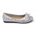 thumbnail image 5 of Victoria K Women's Soft Quilted Textured With Bow Tie Ballerina Flats, 5 of 5