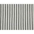 thumbnail image 5 of Woven Paths Black/Ivory Striped Lightweight Cotton Throw Blanket, 50" x 60", 5 of 8