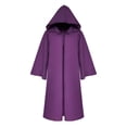 thumbnail image 3 of SAWOBUUN Adult Wizard Tunic Hooded Robe Halloween Party Cloak, 3 of 8