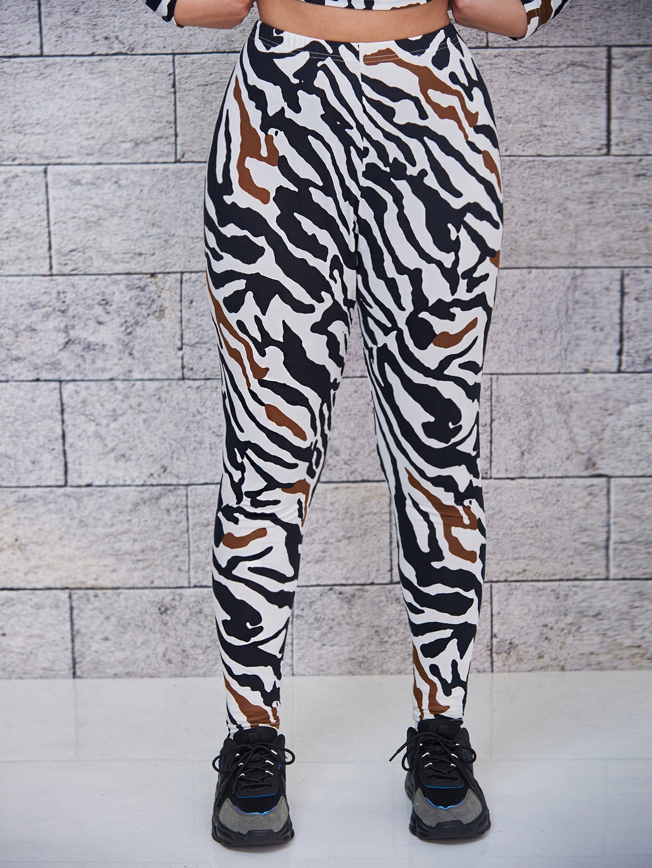 Women Leggings Black & white stripes Printed Leggings Galaxy leggings S-4XL 68