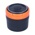 thumbnail image 4 of Portable Ashtray, Car Ashtray Cigarette  Holder Automatic Pop-Up Stainless Steel  Cup  For Car Use For Office For Home Use Orange, 4 of 8