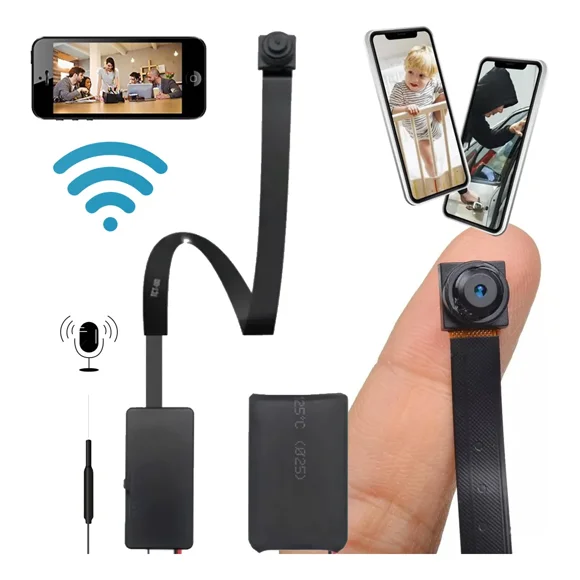 Mini Cámara WiFi Espía Oculta 1080p con Detección de Movimiento y Audio