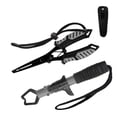 thumbnail image 1 of Fishing Plier Fish Control Devic Set Hook Remover Split Ring Fishing Line Cutter Grey Black, 1 of 7