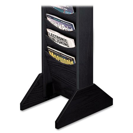 Buddy Literature Wall Racks Single Wood Base