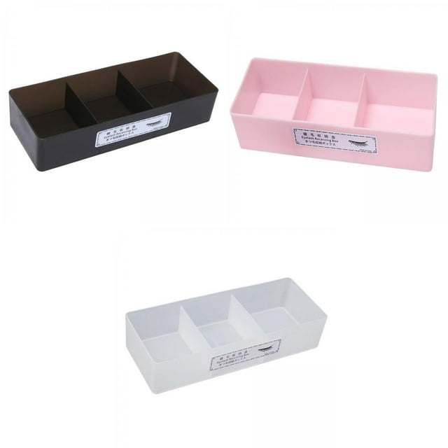 Extensiones de Pestañas de 3 Piezas, Cajas de Almacenamiento de Herramientas, Organizador, Soporte para Pinzas de Pegamento Sunnimix organizadores de pestañas
