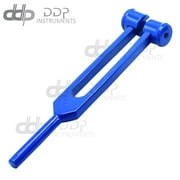 Ddp Limited Edition - Blue Color - 256 Hz Medic-grade Tuning Fork With Fixed Weights, Non-magnetic Aluminum Alloy
