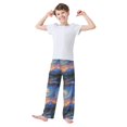 thumbnail image 2 of FORMRS Boys Pajama Pants with Pockets Size 13-14Y Kids Lounge Sleep Bottoms, Mountains and Forests, 2 of 8