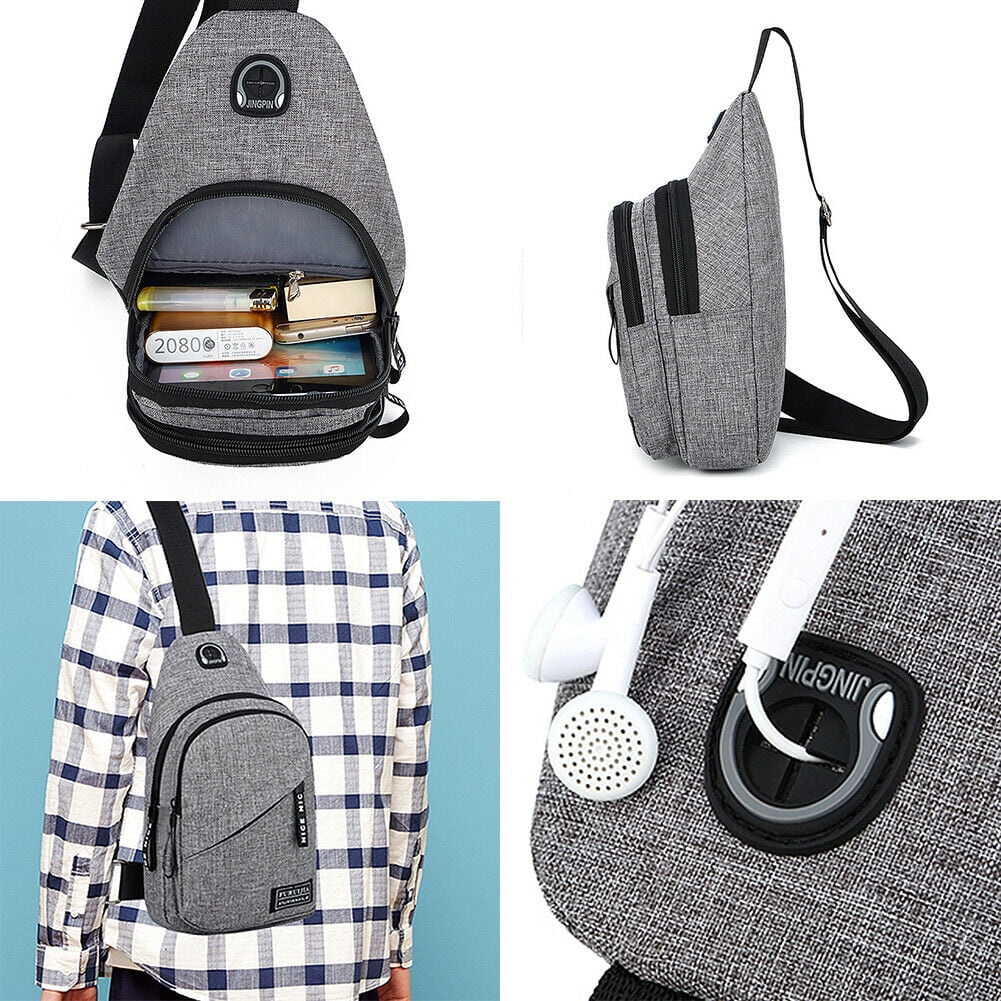  ANFUMI Compact Sling Bag Chest Shoulder Backpack