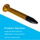 thumbnail image 5 of Riwesomey Car Body Repair Pen Set Bump Flattening Pen Down Tool con 9 cabezas Reparación de automóviles Type1 Riwesomey CBP142081, 5 of 6