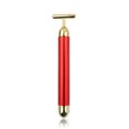 thumbnail image 1 of Youkk Rouleau de Massage Facial Électrique en Forme de T Raffermissant Anti-Rides Portable à Piles Rouge, 1 of 7