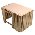 thumbnail image 4 of Cabaña Para Escondite De Hámster, Estructura Estable Para Dormir Transpirable Sin Rebabas Escondite De Madera Para Mascotas Pequeñas Para Conejo Para Chinchilla ANGGREK Wooden Small Animal Hideout, 4 of 7