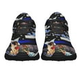 thumbnail image 5 of Back The Blue German Shepherd Halloween Shoes Women's Fashion Sneakers Tennis Running Shoes for Men Women Black Size 10.5, 5 of 7