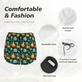 thumbnail image 4 of Rateoe Colorful Elephants Printed 2 in 1 Women's Workout Shorts for Athletic Gym Running Shorts with Phone Pockets-Small, 4 of 7