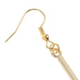 thumbnail image 3 of KAKOWELY 1 par de pendientes de cerillas, pendientes colgantes elegantes, pendientes con colgantes de cerillas, 3 of 5