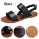 thumbnail image 5 of Sandalias para Informales Planas Flexibles Verano Mujer Correa Tobillo Una Banda, 5 of 9