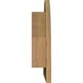 thumbnail image 3 of 16"W x 08"H Half Round Gable Vent (21"W x 13"H Frame Size): Unfinished, Functional, Smooth Western Red Cedar Gable Vent w/ 1" x 4" Flat Trim Frame, 3 of 12