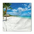 thumbnail image 1 of Beach Bandana, Tropical Island Seashore, Unisex Head and Neck Tie, by Ambesonne, 1 of 2
