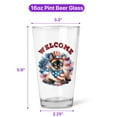 thumbnail image 5 of Siamese Patriotic Welcome for 4Th of July Independence Day 16oz Pint Beer Glass Mug Cat Lover Kitten Owner Gifts Beer Glasses Cup - 00010, 5 of 5