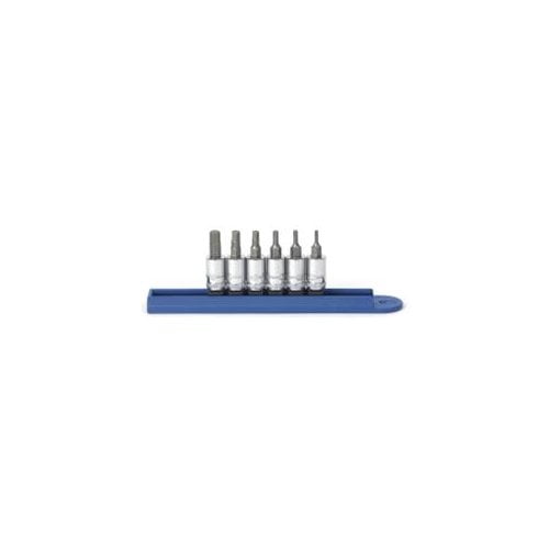 GEARWRENCH 1/4 In., 3/8 In., And 1/2 In. Drive Hex, Ball End Hex Tamper Proof Torx E Torx And Torx Bit Socket Set 80 Piece 86538