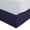 Navy, variant on Martex Queen Bed Skirt | Inverted Pleat Microfiber | 15" Drop Easy Care | Navy