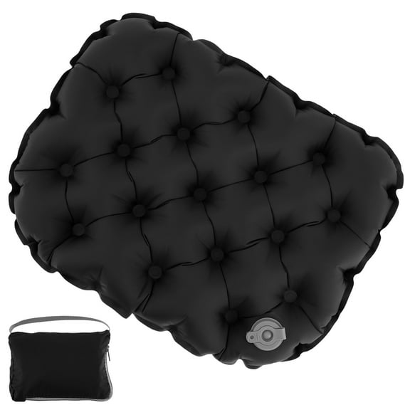Inflatable Seat Cushion Lightweight Inflatable Seat Pad Portable Air Sitting Pad Comfortable Air Seat Cushion for Hiking Office Airplane Stadium Car