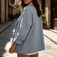 thumbnail image 6 of CHGBMOK Blazers for Women Business Casual Long Sleeve Suit Jacket Lapel Button Down Suit Jacket with Pockets, 6 of 9