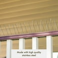 thumbnail image 1 of Bird Blinder Steel Bird Spikes For Pigeons And Other Small Birds - 4 Inch Wide, 1 of 7